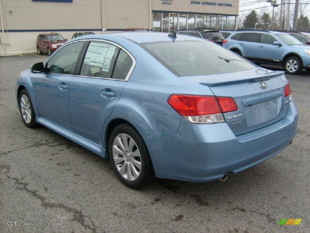 2011 Legacy 3.6R Limited - Sky Blue Metallic / Off-Black photo #9