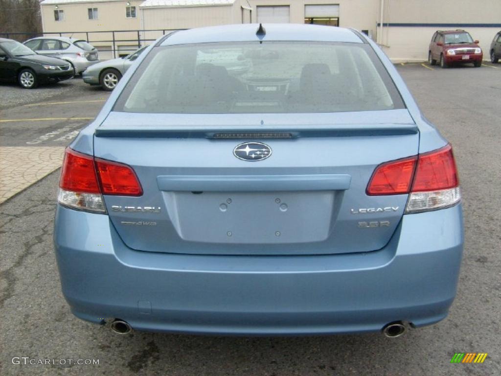 2011 Legacy 3.6R Limited - Sky Blue Metallic / Off-Black photo #10