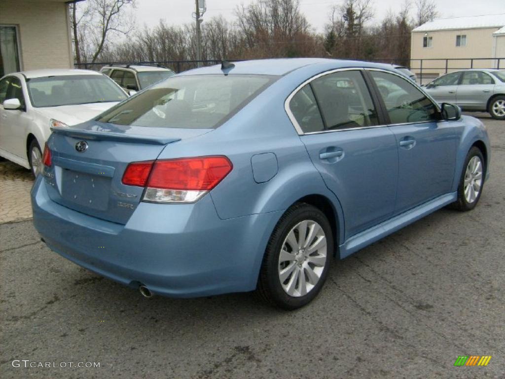 2011 Legacy 3.6R Limited - Sky Blue Metallic / Off-Black photo #11