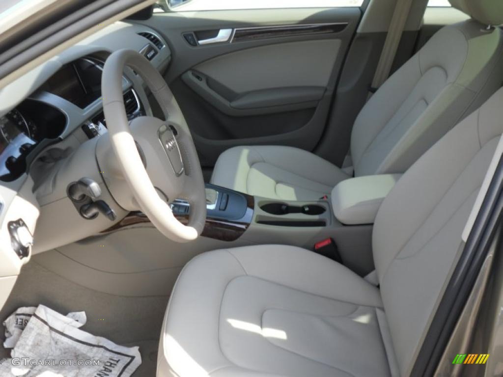 Cardamom Beige Interior 2011 Audi A4 2.0T quattro Avant Photo #46863912