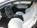 Black/Pearl Silver Silk Nappa Leather 2011 Audi S5 4.2 FSI quattro Coupe Interior Color