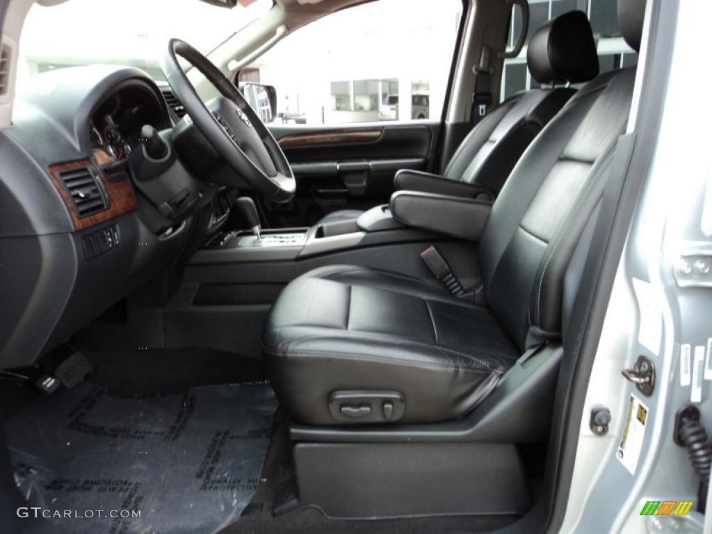Charcoal Interior 2010 Nissan Armada Titanium Photo #46864044