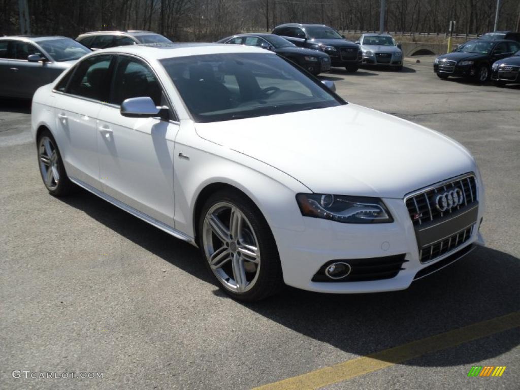 Ibis White 2011 Audi S4 3.0 quattro Sedan Exterior Photo #46864047