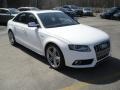 Ibis White 2011 Audi S4 3.0 quattro Sedan Exterior