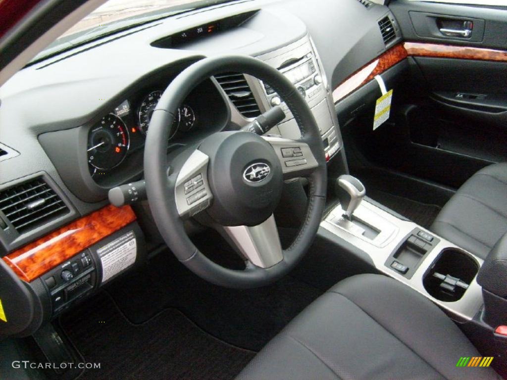 Off-Black Interior 2011 Subaru Legacy 2.5i Limited Photo #46864080
