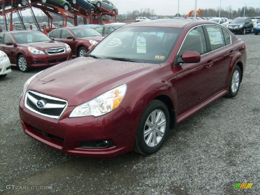 Ruby Red Pearl 2011 Subaru Legacy 2.5i Premium Exterior Photo #46864599