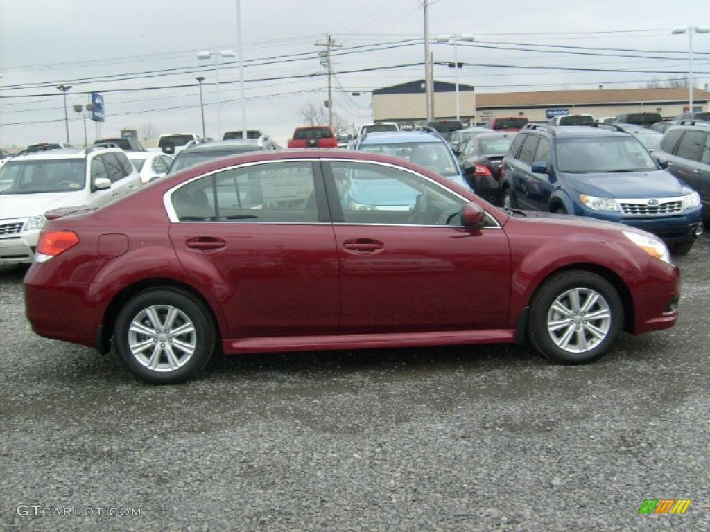 Ruby Red Pearl 2011 Subaru Legacy 2.5i Premium Exterior Photo #46864641