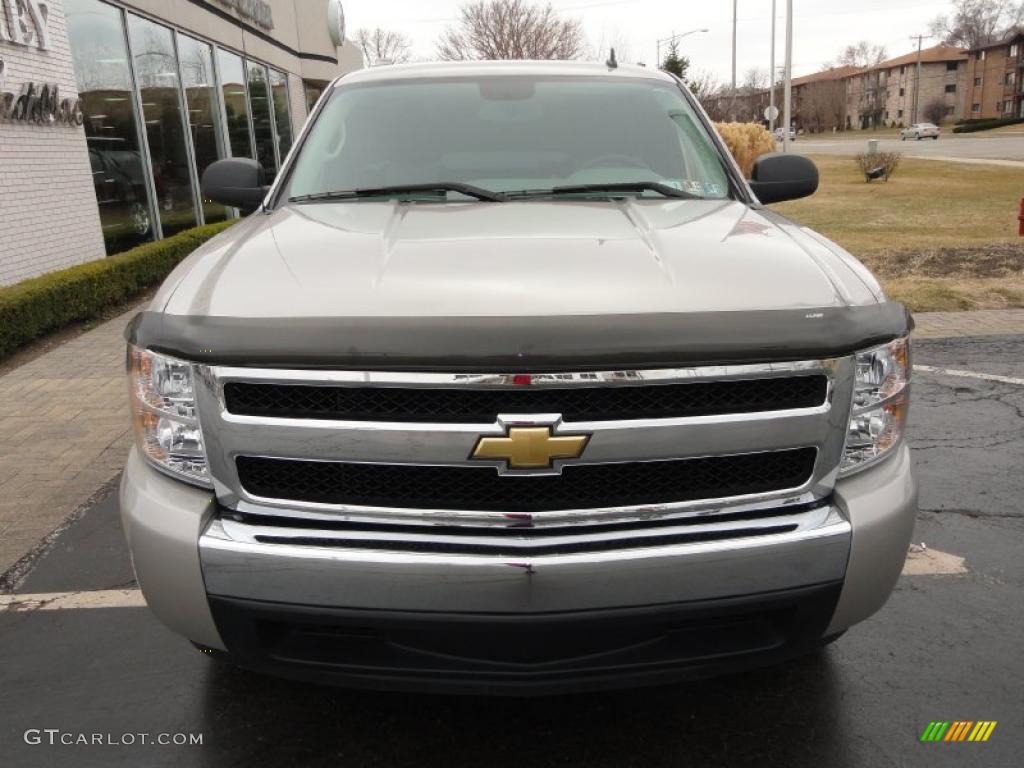 2008 Silverado 1500 LS Regular Cab - Silver Birch Metallic / Dark Titanium photo #2