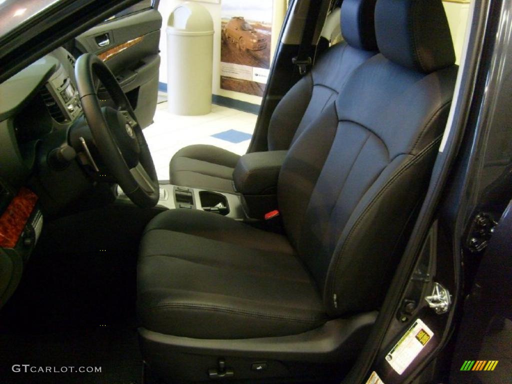 2011 Outback 3.6R Limited Wagon - Graphite Gray Metallic / Off Black photo #3
