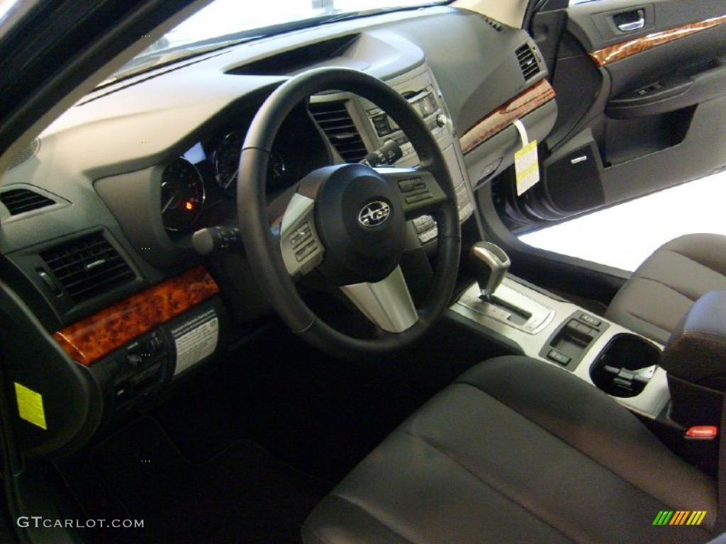 2011 Outback 3.6R Limited Wagon - Graphite Gray Metallic / Off Black photo #12