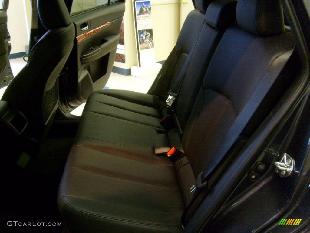 2011 Outback 3.6R Limited Wagon - Graphite Gray Metallic / Off Black photo #14