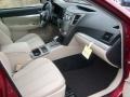 Warm Ivory 2011 Subaru Outback 2.5i Premium Wagon Interior Color