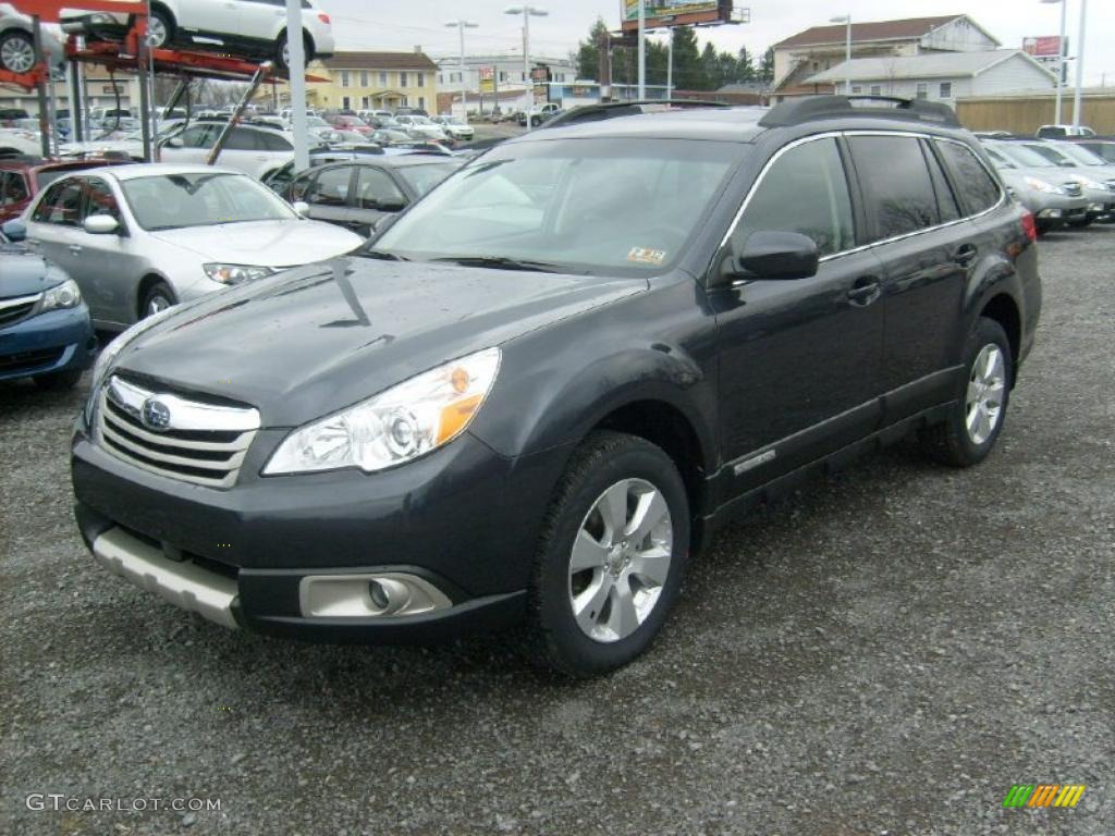 Graphite Gray Metallic 2011 Subaru Outback 2.5i Limited Wagon Exterior Photo #46865373