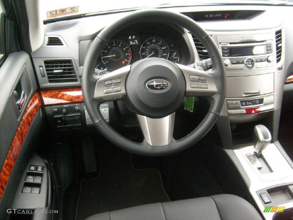 2011 Outback 2.5i Limited Wagon - Graphite Gray Metallic / Off Black photo #15