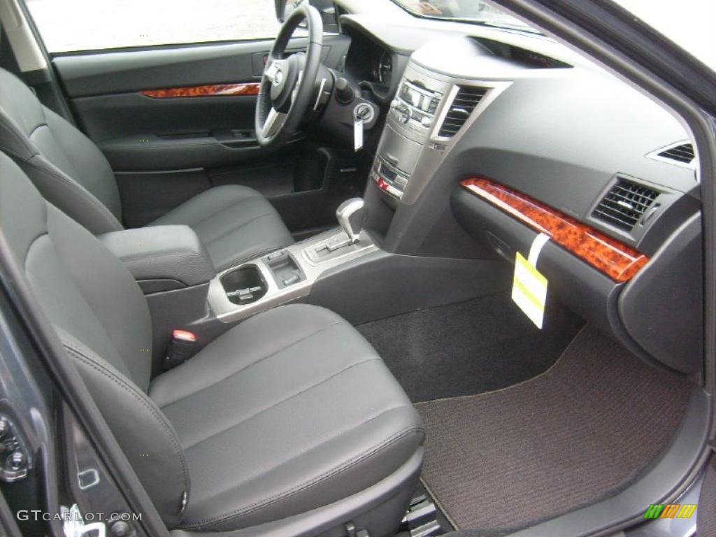 Off Black Interior 2011 Subaru Outback 2.5i Limited Wagon Photo #46865472