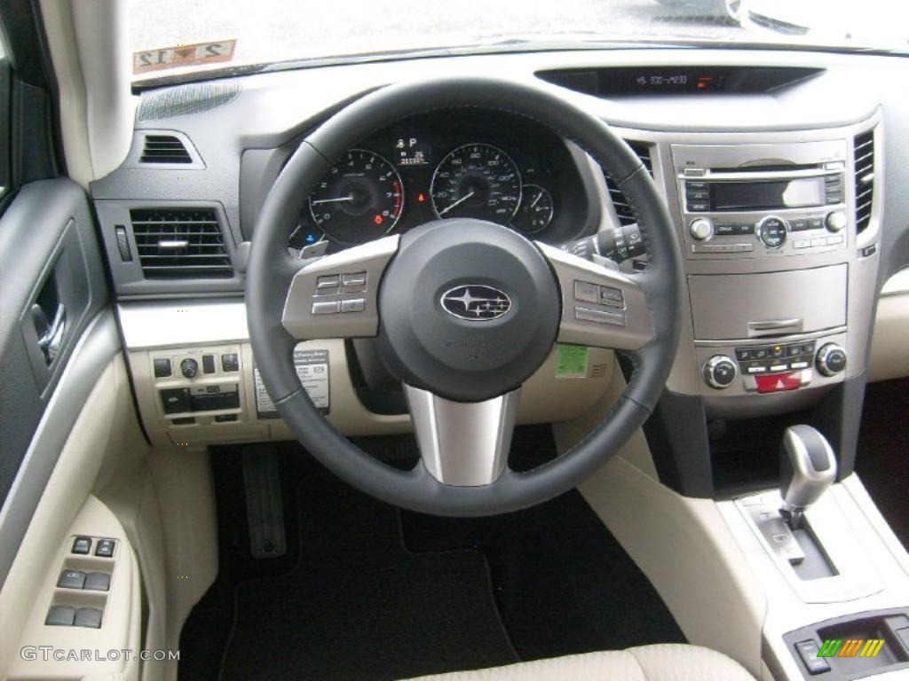 2011 Outback 2.5i Premium Wagon - Ruby Red Pearl / Warm Ivory photo #15