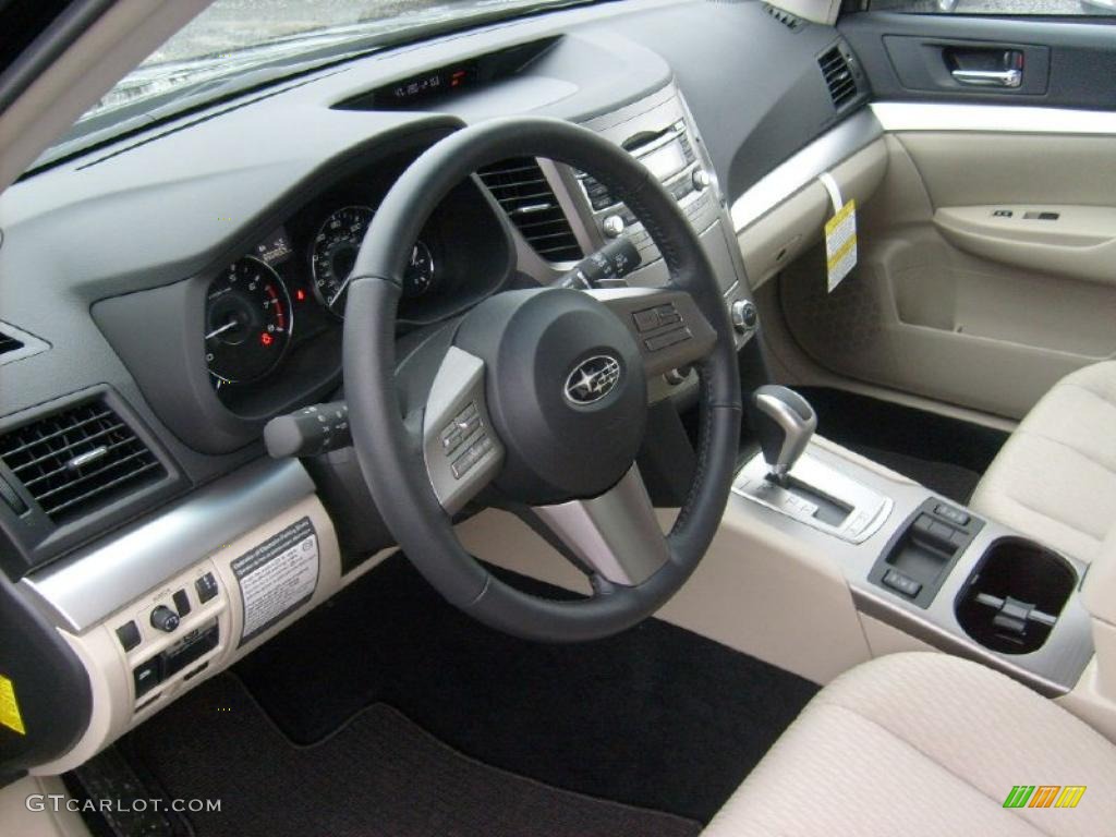 Warm Ivory Interior 2011 Subaru Outback 2.5i Premium Wagon Photo #46865757