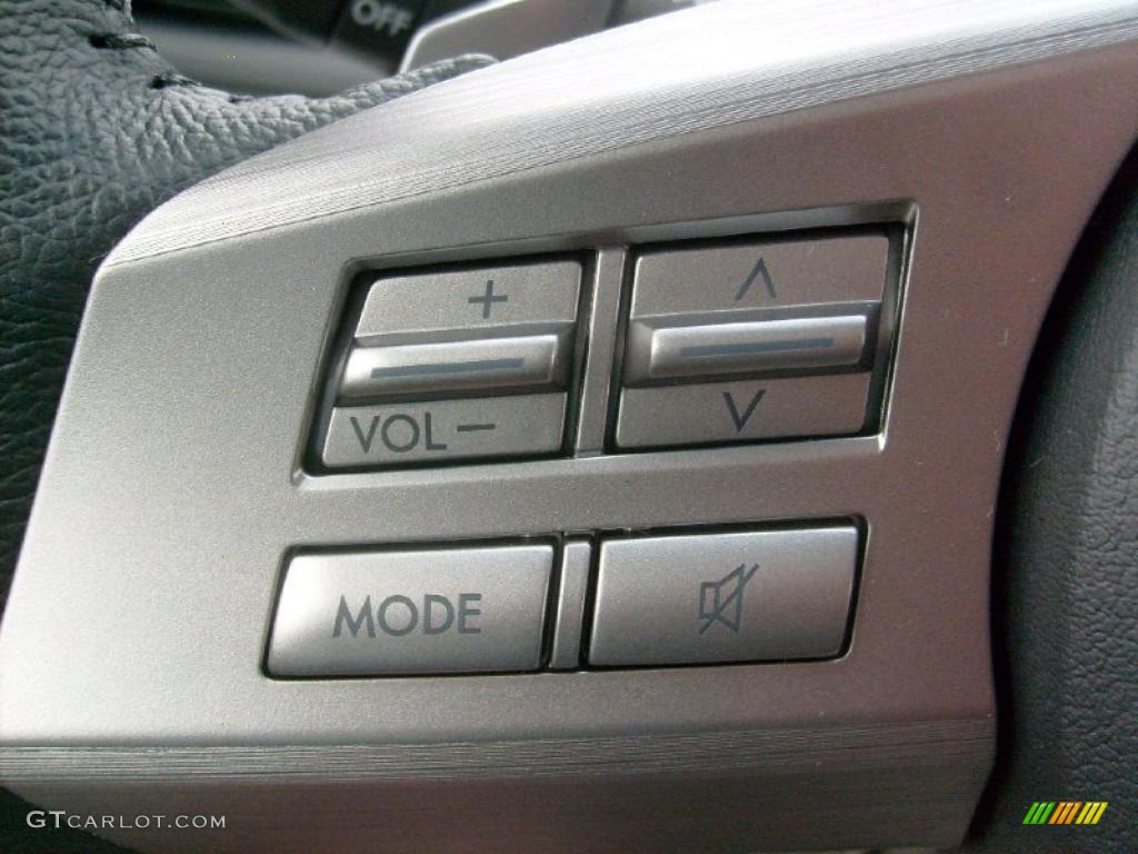 2011 Outback 2.5i Premium Wagon - Crystal Black Silica / Warm Ivory photo #17