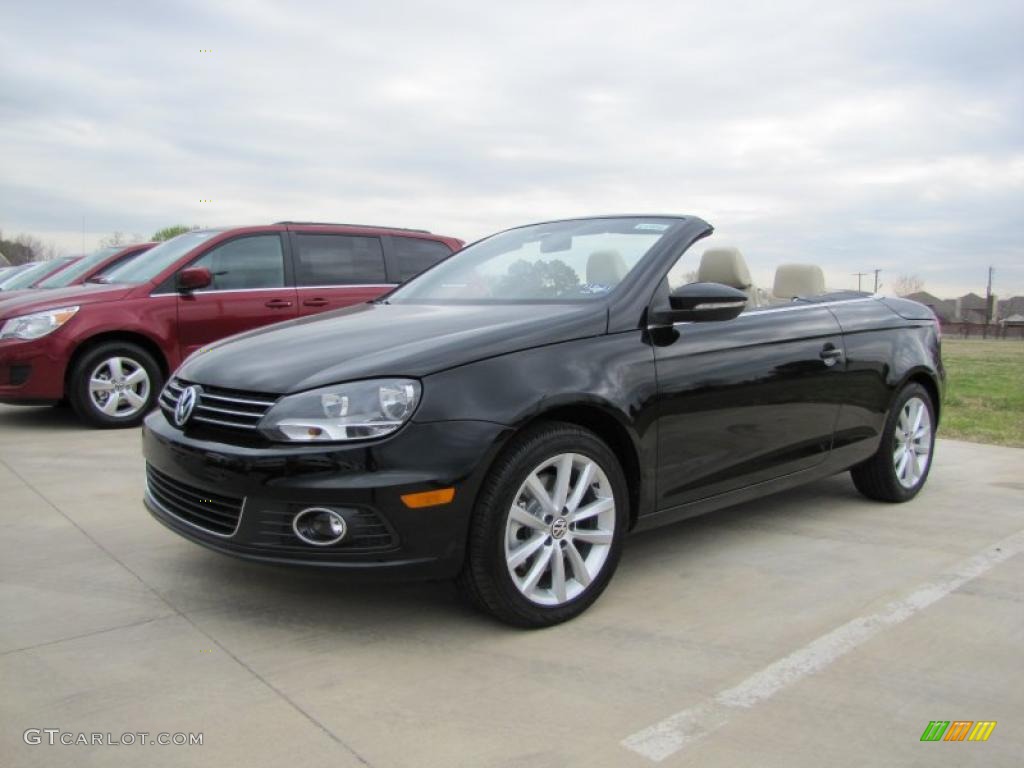 Black 2012 Volkswagen Eos Komfort Exterior Photo #46865790