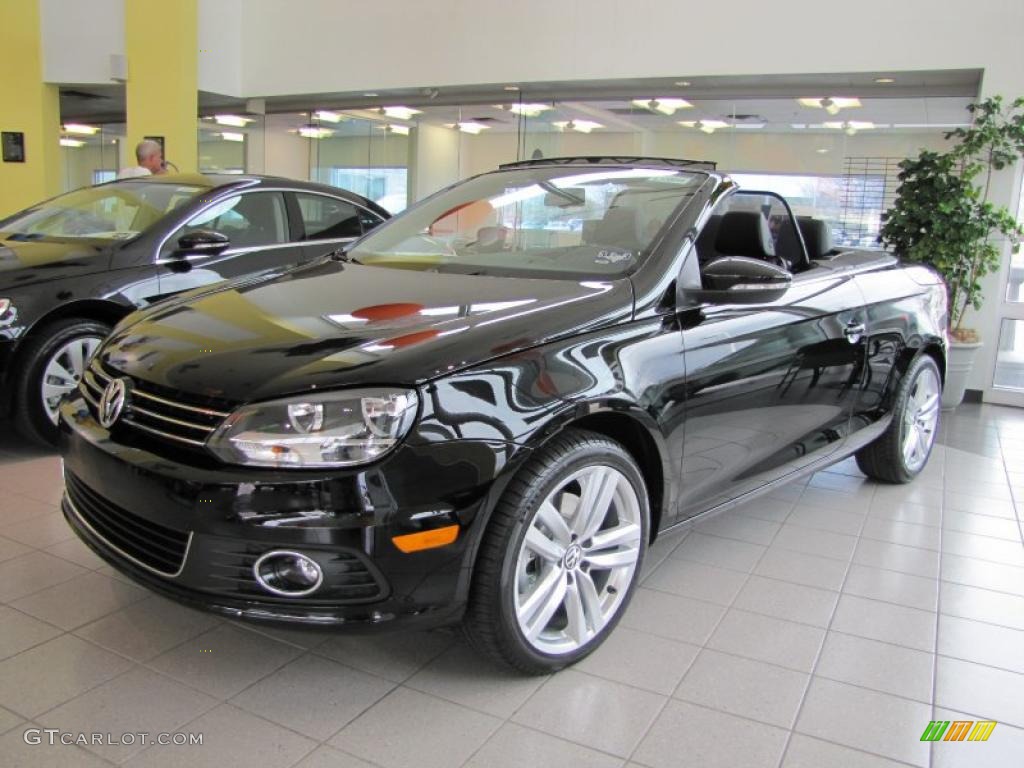 Black 2012 Volkswagen Eos Executive Exterior Photo #46865826