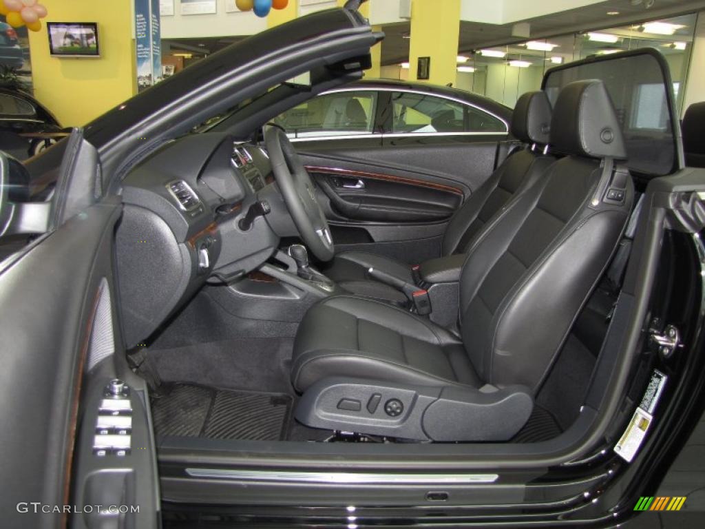 Titan Black Interior 2012 Volkswagen Eos Executive Photo #46865838