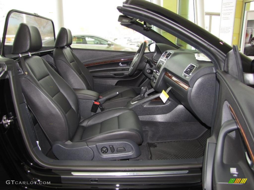 Titan Black Interior 2012 Volkswagen Eos Executive Photo #46865844