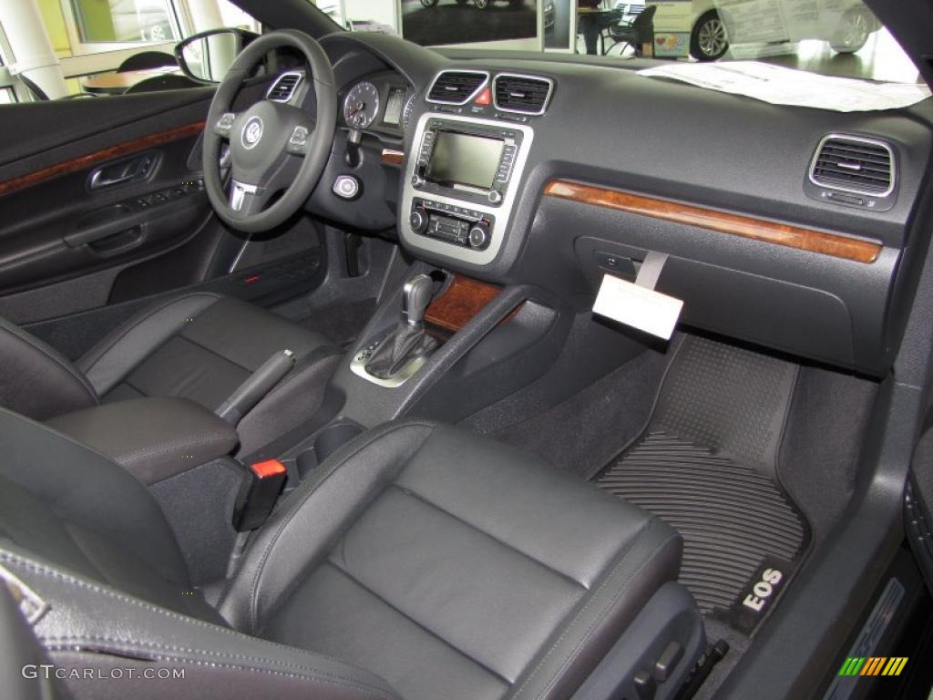 Titan Black Interior 2012 Volkswagen Eos Executive Photo #46865856
