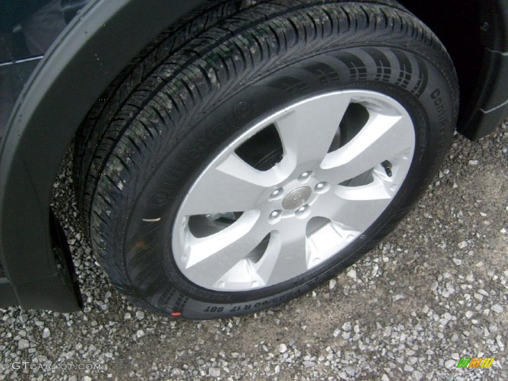 2011 Outback 2.5i Premium Wagon - Graphite Gray Metallic / Off Black photo #11