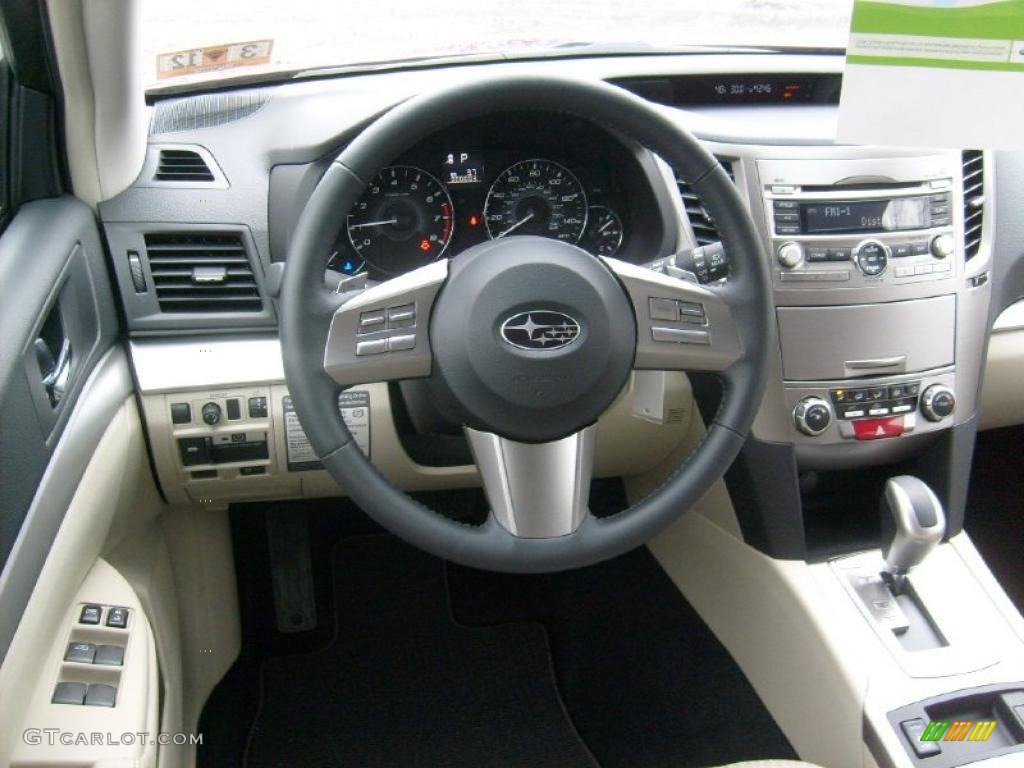 2011 Outback 2.5i Premium Wagon - Ruby Red Pearl / Warm Ivory photo #15