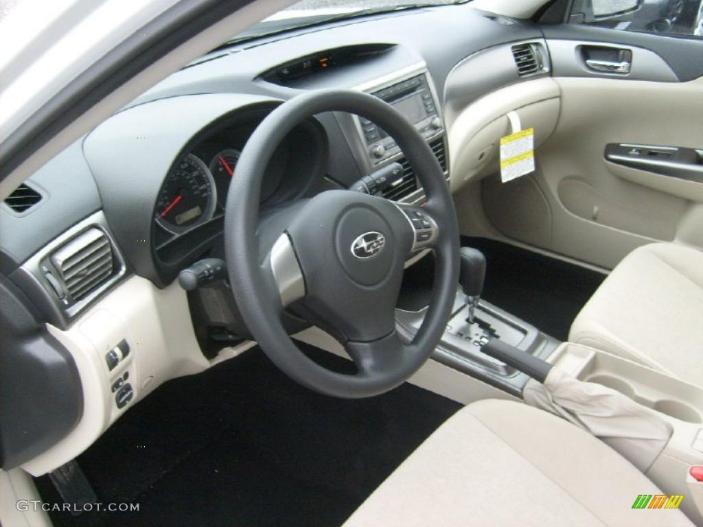 Ivory Interior 2011 Subaru Impreza 2.5i Sedan Photo #46866378