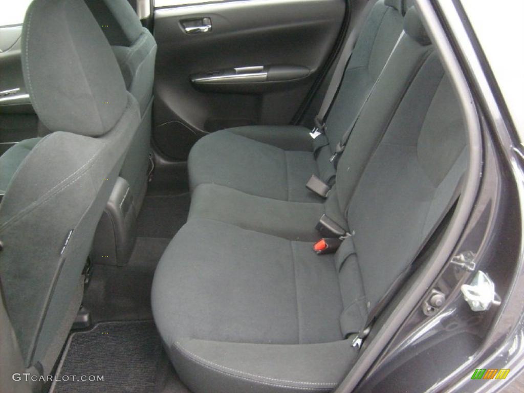Carbon Black Interior 2011 Subaru Impreza 2.5i Sedan Photo #46866564