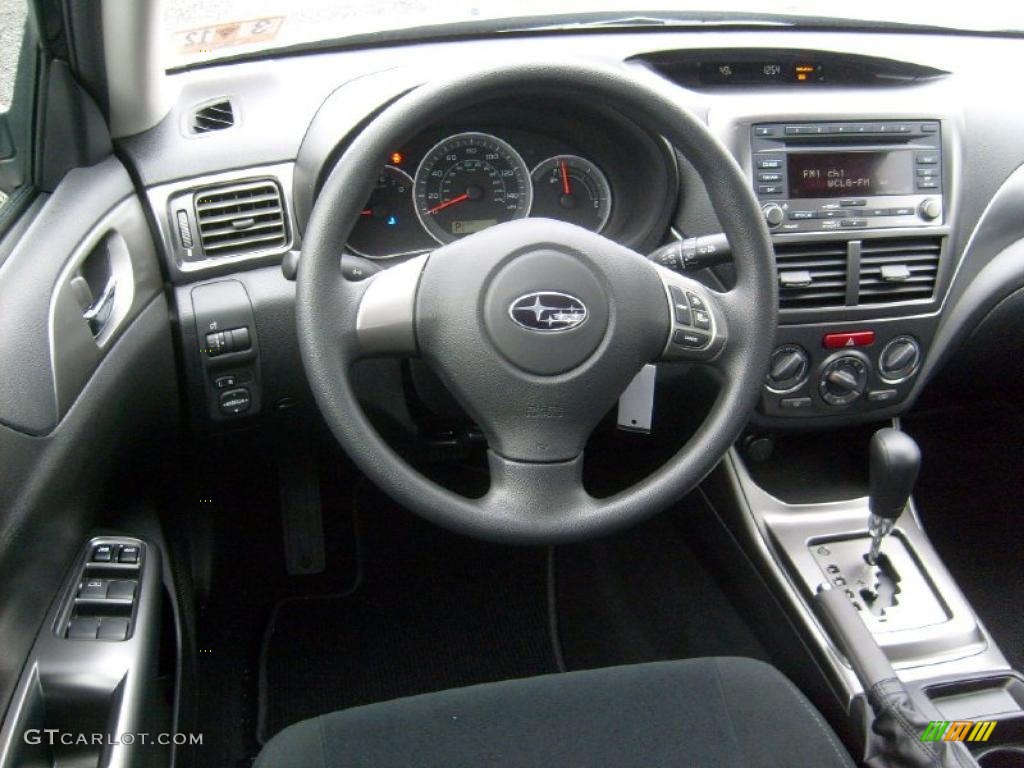 2011 Subaru Impreza 2.5i Sedan Carbon Black Dashboard Photo #46866570