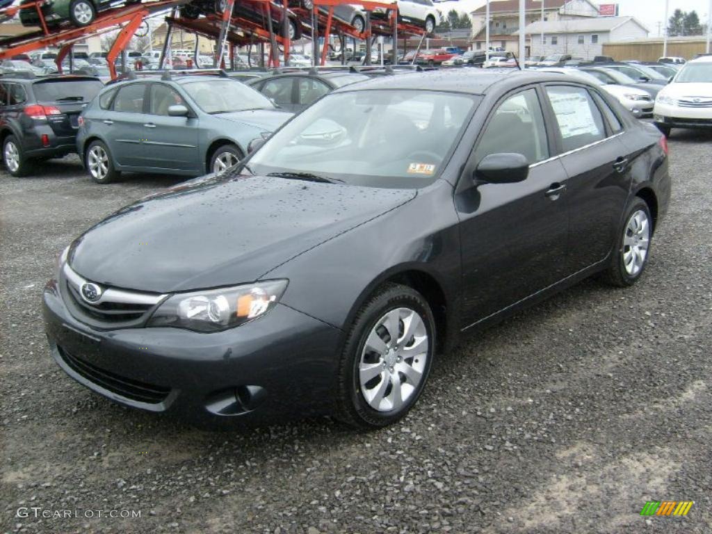 Dark Gray Metallic 2011 Subaru Impreza 2.5i Sedan Exterior Photo #46866582