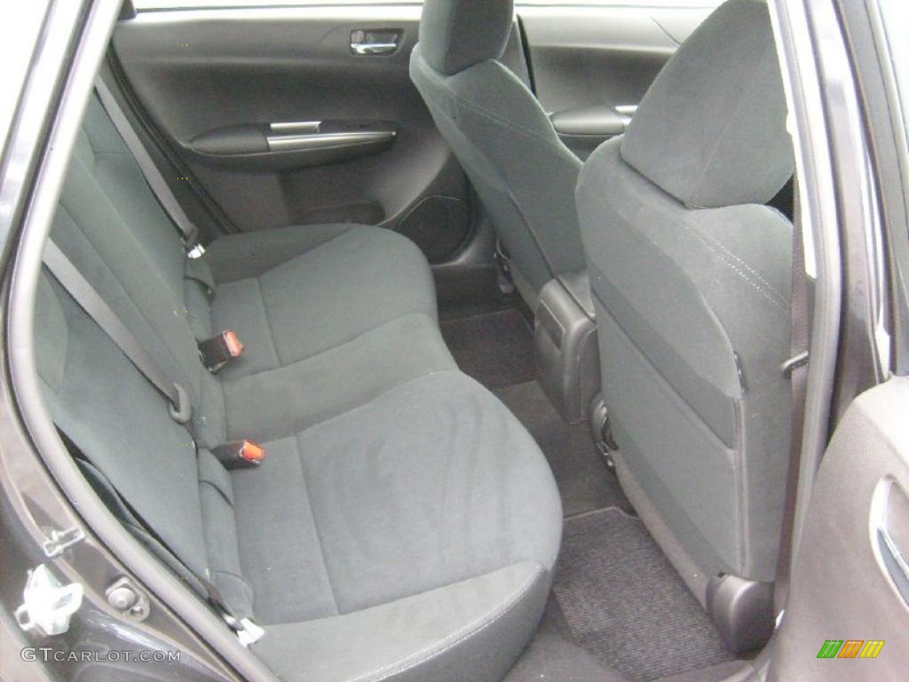 Carbon Black Interior 2011 Subaru Impreza 2.5i Sedan Photo #46866639