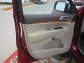 2011 Inferno Red Crystal Pearl Jeep Grand Cherokee Overland 4x4  photo #17