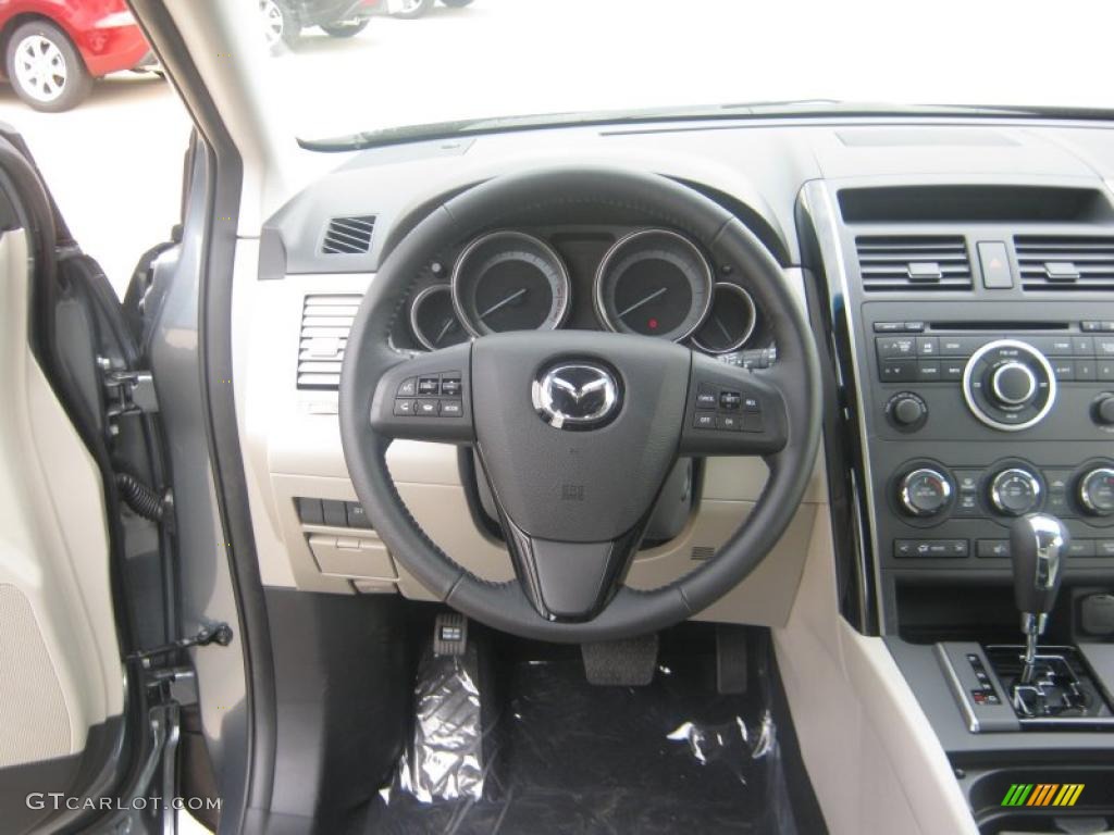 2011 CX-9 Sport - Dolphin Gray Mica / Sand photo #10