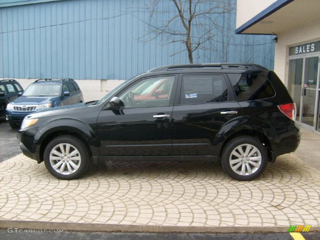 Obsidian Black Pearl 2011 Subaru Forester 2.5 X Premium Exterior Photo #46867089