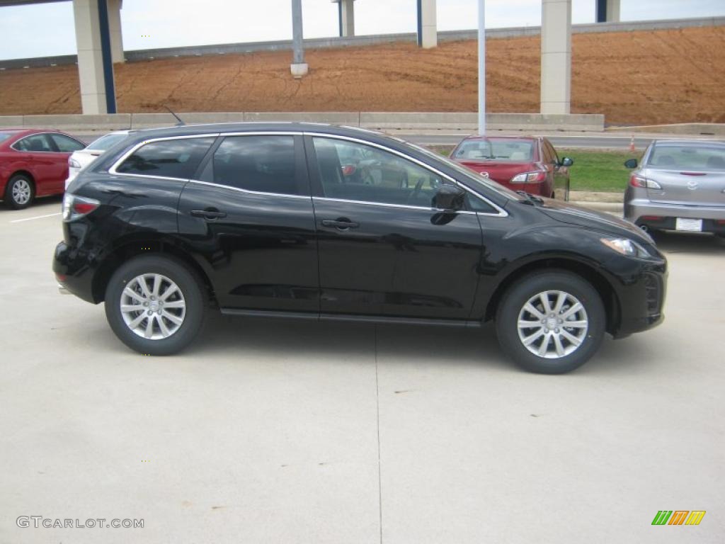 Brilliant Black 2011 Mazda CX-7 i Sport Exterior Photo #46867140