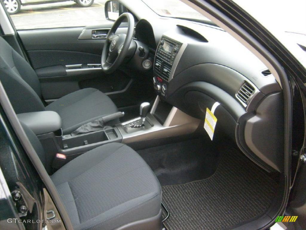 Black Interior 2011 Subaru Forester 2.5 X Premium Photo #46867143