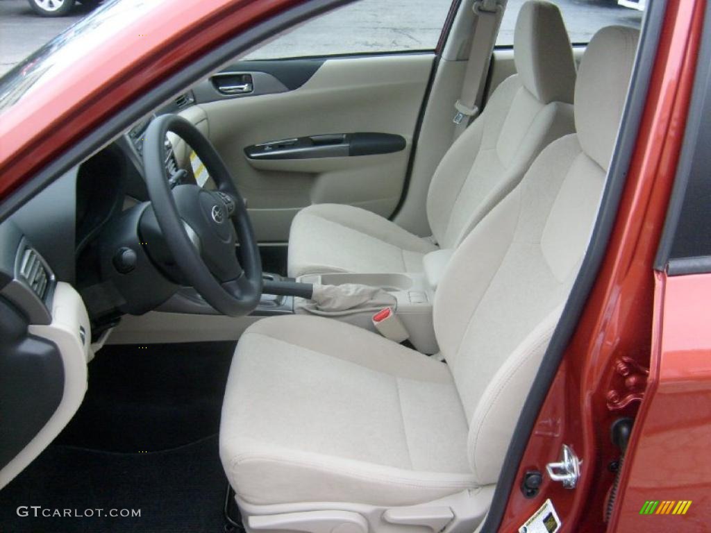 Ivory Interior 2011 Subaru Impreza 2.5i Wagon Photo #46867659