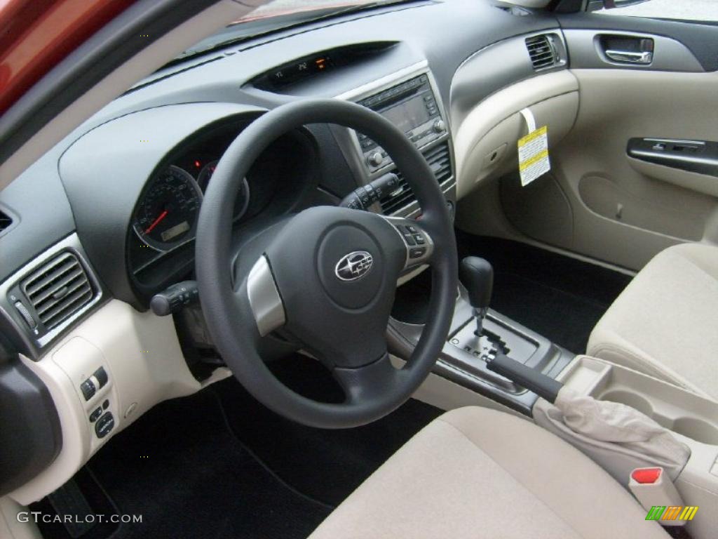 Ivory Interior 2011 Subaru Impreza 2.5i Wagon Photo #46867689