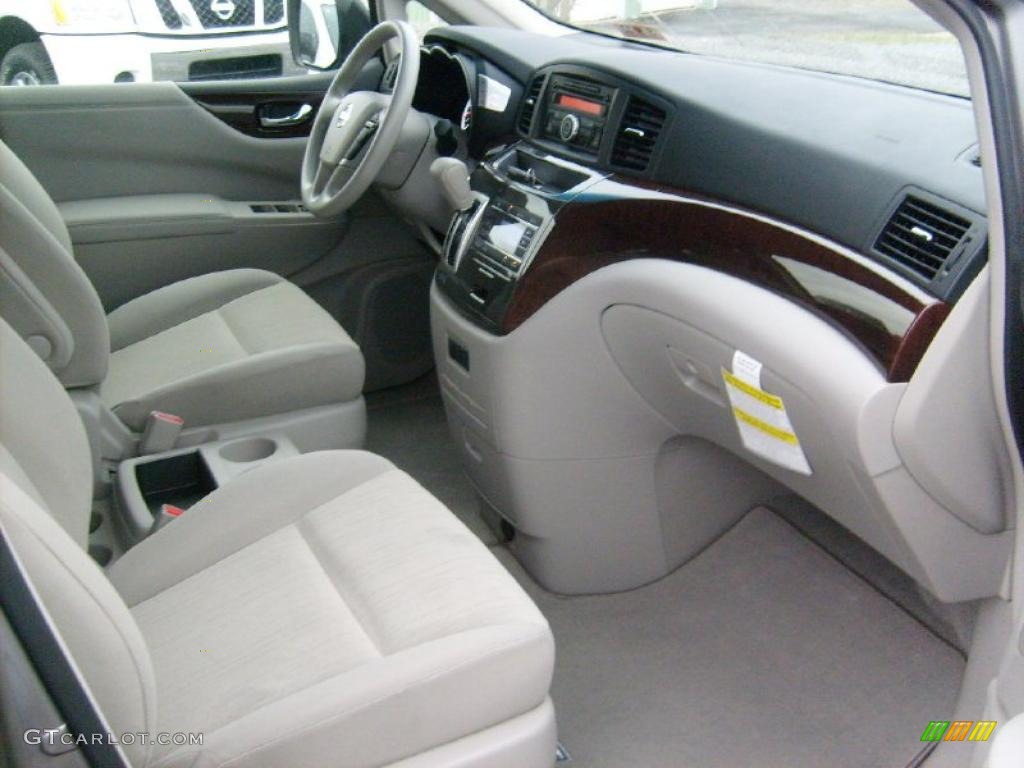 Gray Interior 2011 Nissan Quest 3.5 S Photo #46867848