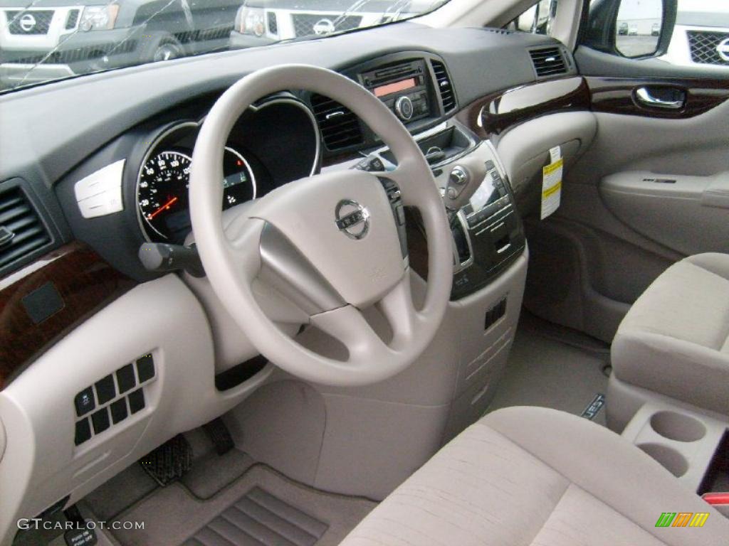 Gray Interior 2011 Nissan Quest 3.5 S Photo #46867869