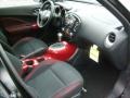 Black/Red w/Red Trim 2011 Nissan Juke SV AWD Interior Color