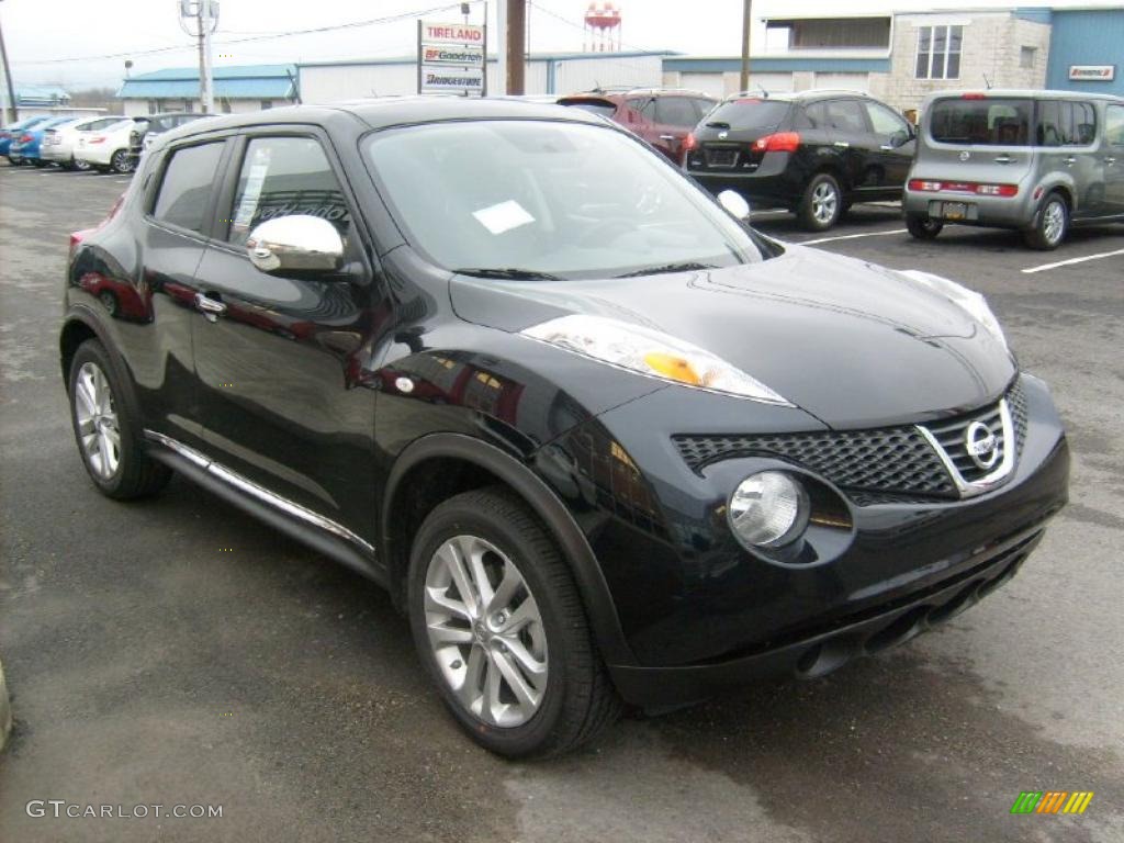 Sapphire Black 2011 Nissan Juke SV AWD Exterior Photo #46867920