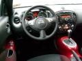2011 Nissan Juke Black/Red w/Red Trim Interior Dashboard Photo