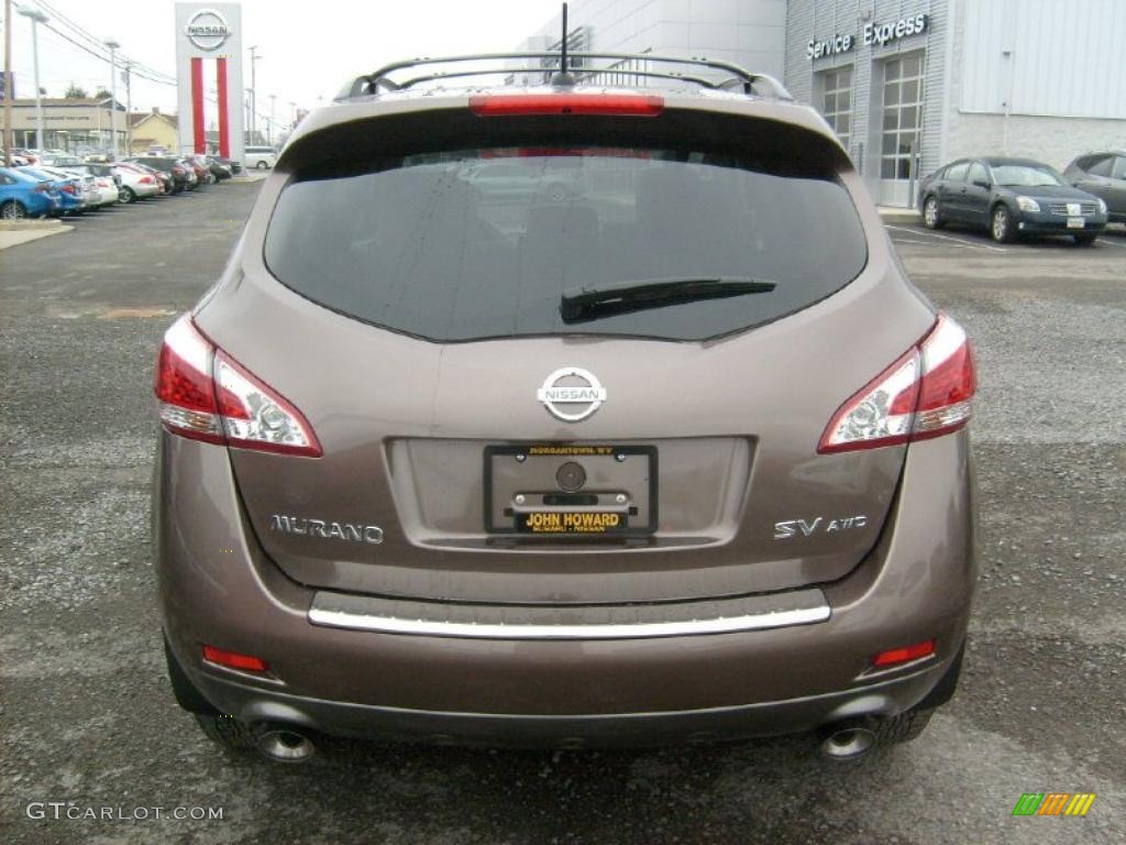 2011 Murano SV AWD - Tinted Bronze / Beige photo #7