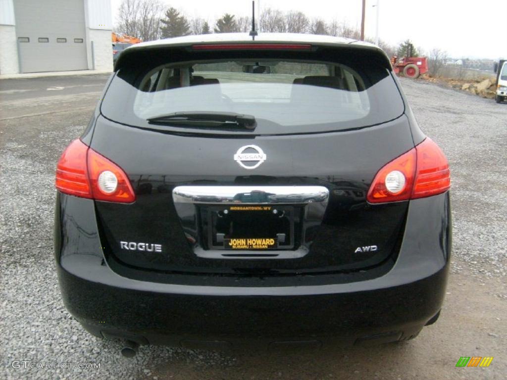 Wicked Black 2011 Nissan Rogue S AWD Exterior Photo #46868274