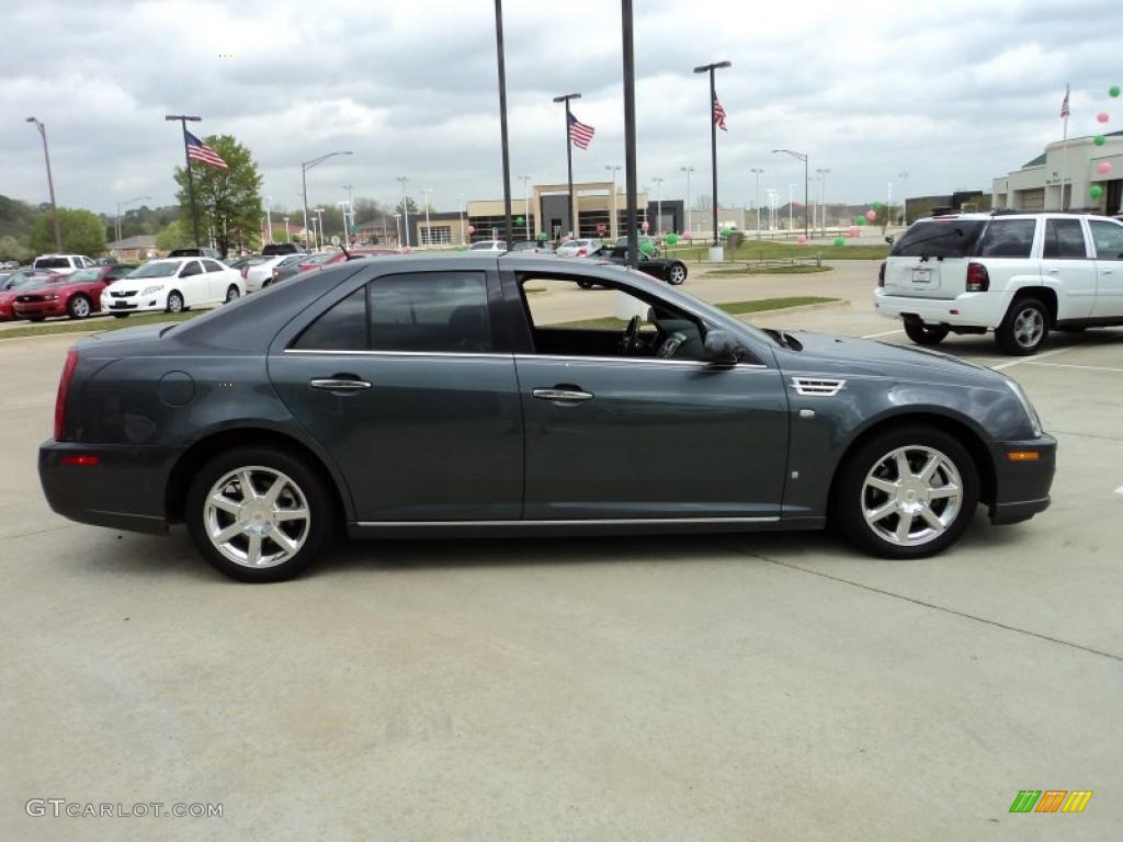 Thunder Gray ChromaFlair 2008 Cadillac STS V8 Exterior Photo #46870445