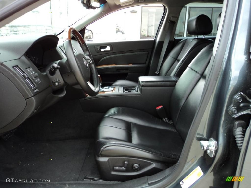 Ebony Interior 2008 Cadillac STS V8 Photo #46870502